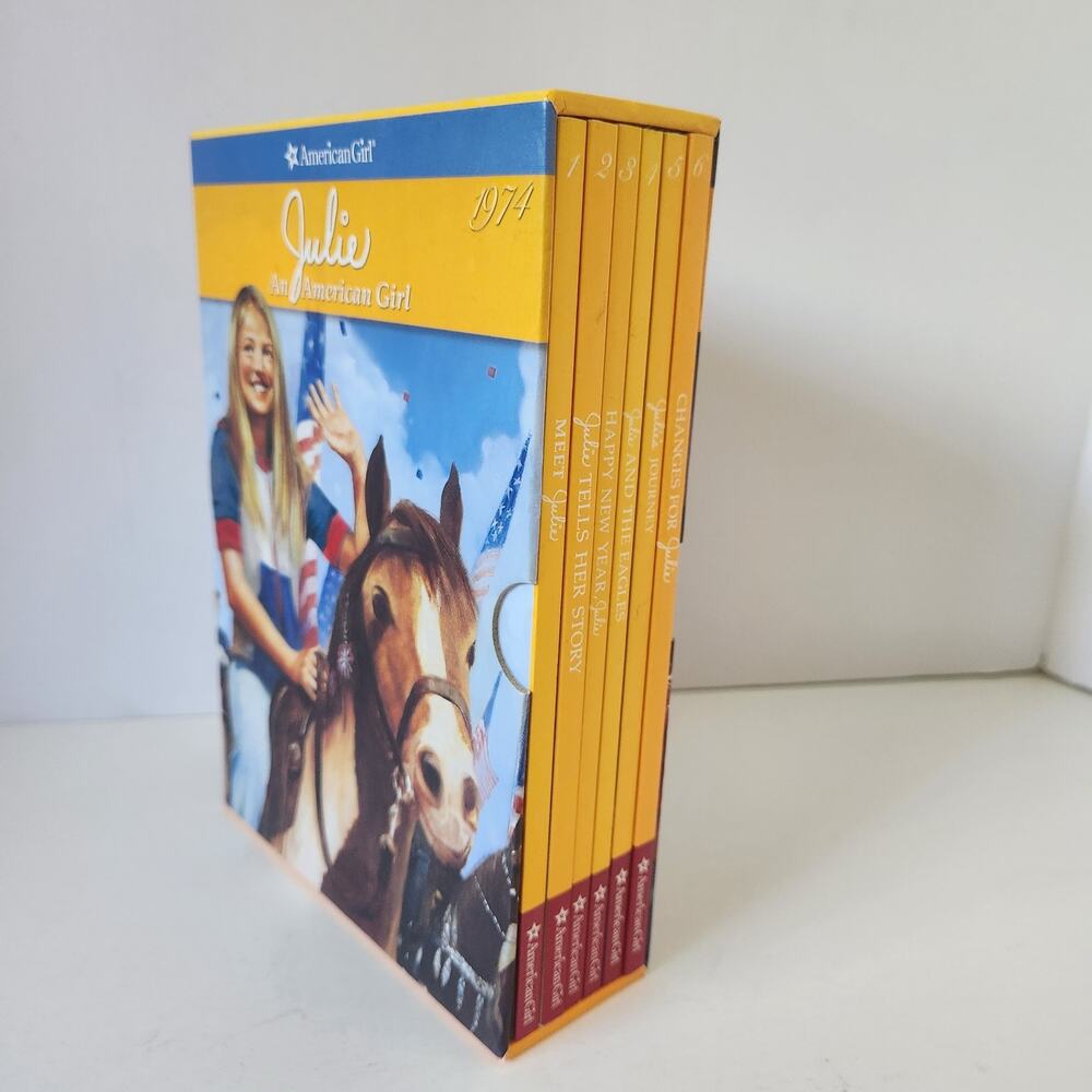 American Girl Julie Complete Boxed Set Lot PB Historical Fiction 6 Books Reading